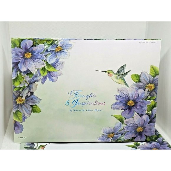 A Wish On Your Birthday Thoughts And Inspirations Bird Floral Greeting Card - Picture 5 of 10